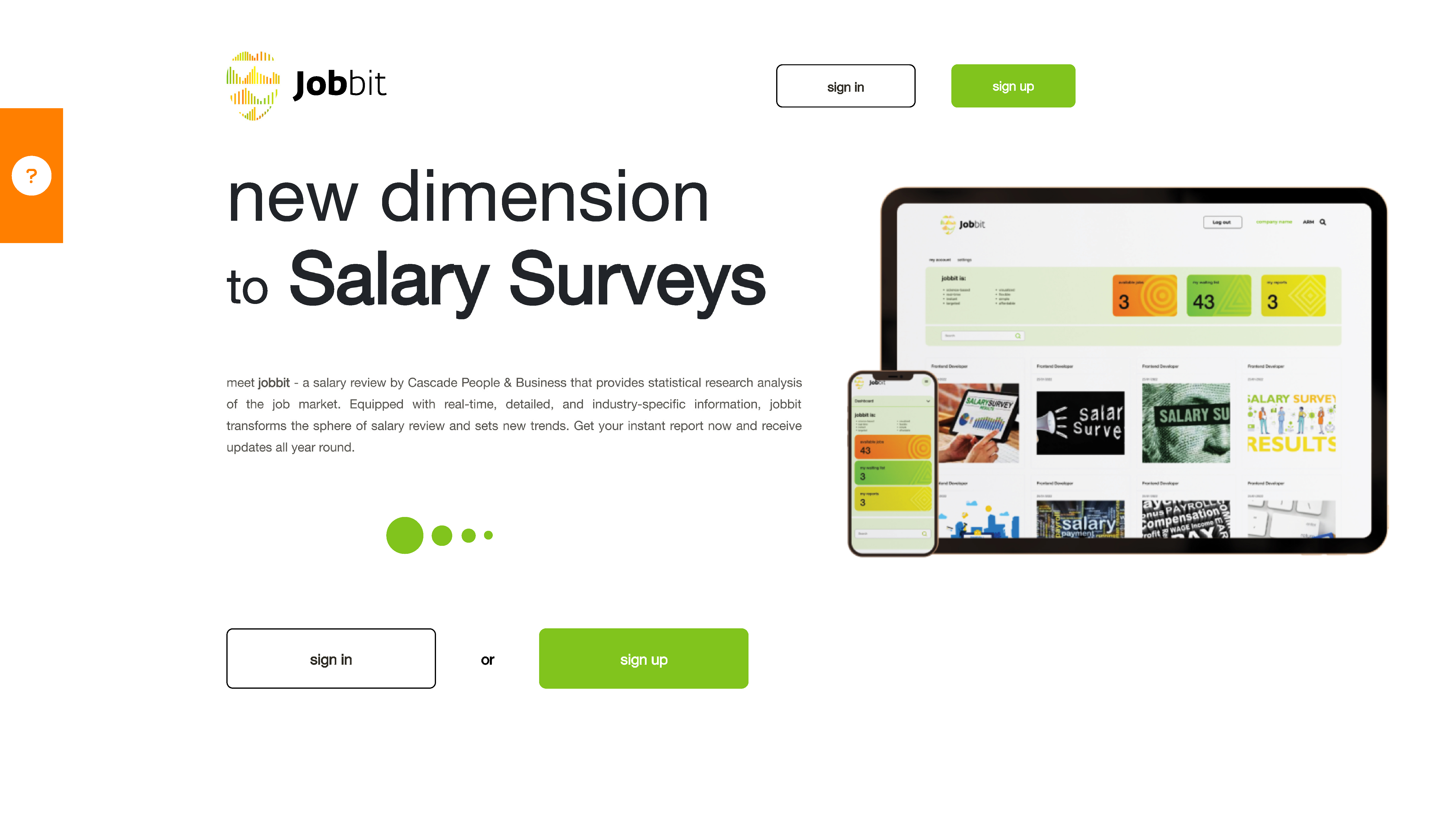 jobbit new dimension to Salary Survey Cascade People & Business
